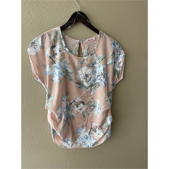 🆕Floral print shirt sleeve blouse - Picture 6 of 6